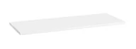 Blaty meblowe i parapety okienne - Oristo Silver blat 120 cm naszafkowy biały połysk OR33-B-120-1 - miniaturka - grafika 1
