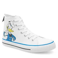 Buty dla dziewczynek - Trampki Donald Duck CS-SS24-345DDON Biały - miniaturka - grafika 1