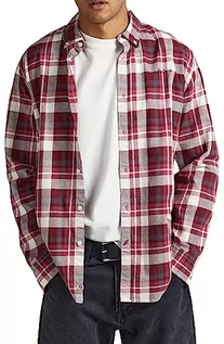 Koszule męskie - Pepe Jeans Koszula męska, Wielobarwny (Multi), L - grafika 1