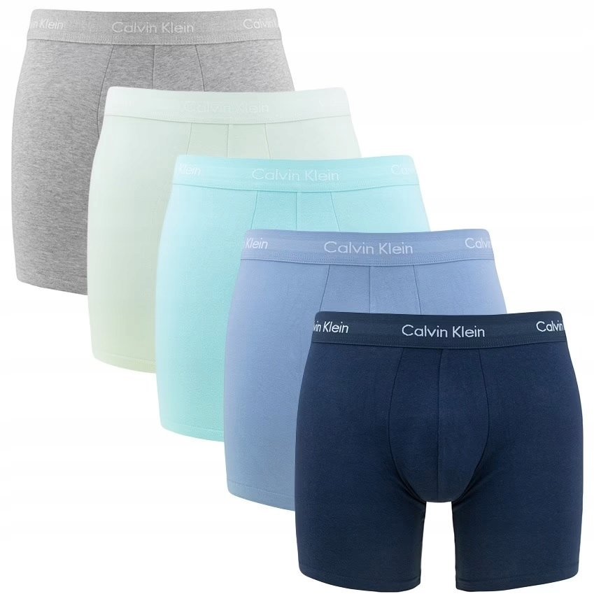 CALVIN KLEIN ORYGINALNE BOKSERKI MĘSKIE 5-PACK BOX ROZMIAR L