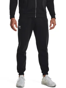 Under Armour Spodnie dresowe UA Essential Fleece Jogger 1373882 Czarny Regular Fit - Spodnie sportowe męskie - miniaturka - grafika 1