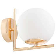 Lampy ścienne - NOWOCZESNA LAMPA ŚCIENNA KINKIET ZŁOTY SORENTO D15 - miniaturka - grafika 1