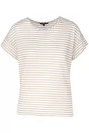Koszulki i topy damskie - #ONE MORE STORY T-shirt damski, beżowy, 40 - miniaturka - grafika 1