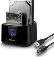 Obudowy i kieszenie na dyski twarde - Stacja dokująca Fantec FANTEC DS-X2U3-Glanz - Bis zu 2x 6,35cm 2,5Zoll und/oder bis zu 8,89cm 2x 3,5Zoll SATA HDD Klon & Dockingstation 2494 - miniaturka - grafika 1