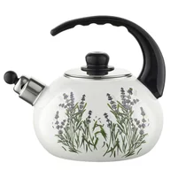 Czajniki na gaz - Czajnik emaliowany na indukcję i gaz Emalia Polska Pleszew Lavanda 2,2 l - miniaturka - grafika 1
