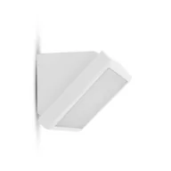 Lampy ogrodowe - Kinkiet Zewnętrzny Oprawa Ścienna V-Tac 20W Led Ukośna Biała Ip65 Vt-8054 3000K 2045Lm - miniaturka - grafika 1