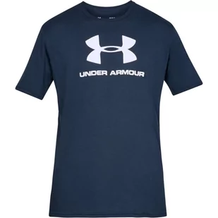 Under Armour, Koszulka męska, Sportstyle Logo SS 1329590 408, granatowy, rozmiar M - Koszulki męskie - miniaturka - grafika 1