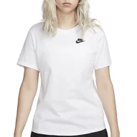 Koszulki sportowe damskie - Koszulka Nike Sportswear Club Essentials DX7902-100 - białe - miniaturka - grafika 1