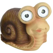 Lampy ogrodowe - Figurka Ogrodowa Z Lampą Solarną Ślimak, Wys. 11 Cm - miniaturka - grafika 1
