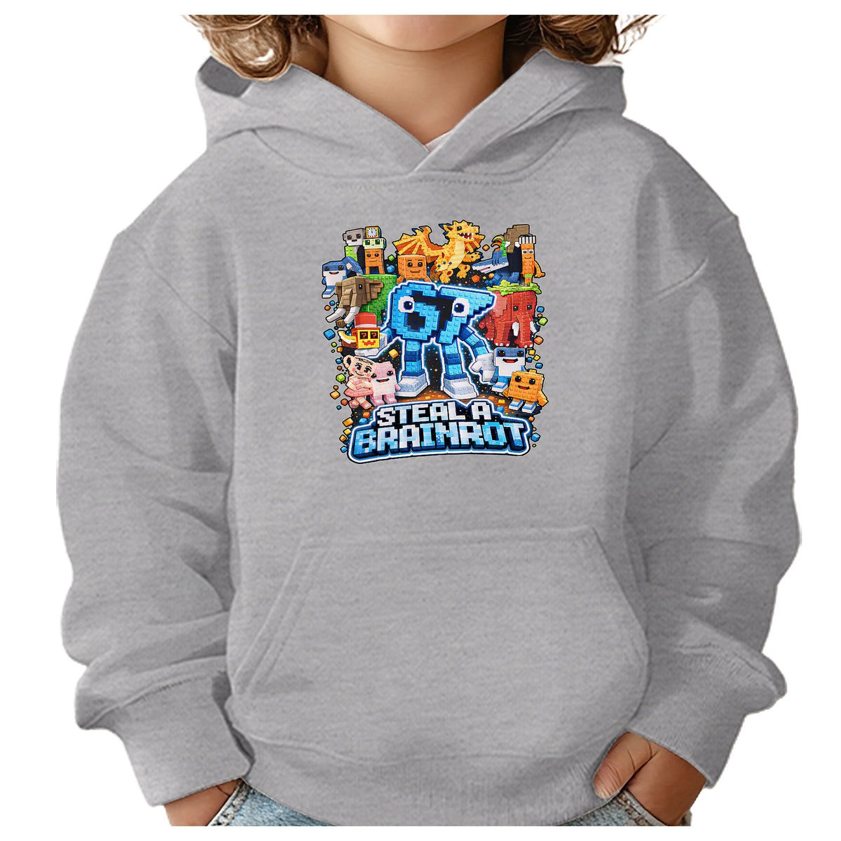 BLUZA DZIECIĘCA 67 SIX SEVEN VIRAL BRAINROT 110-116 CHŁOPIĘCA DZIEWCZĘCA