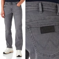 Spodnie męskie - Wrangler TEXAS Revelation DżINS klasyczne szare spodnie jeansowe W33 L36 - miniaturka - grafika 1