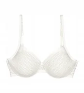 Biustonosze - USZTYWNIANY BIUSTONOSZ Triumph Signature Sheer WHP EX ecru biały STANIK 70D - miniaturka - grafika 1