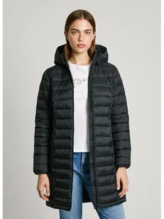 Pepe Jeans Płaszcz pikowany w kolorze czarnym - Kurtki damskie - miniaturka - grafika 1