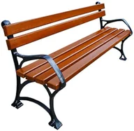 Ławki ogrodowe - Elior Ławka ogrodowa 180cm Sasanka 3X - miniaturka - grafika 1
