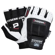 Rękawice do ćwiczeń - Rękawice fitness Power System  Fitness Rukavice Fitness Černobílé XS - miniaturka - grafika 1