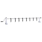 Akcesoria do basenów - vidaXL Zwijacz plandeki basenowej, z plastikową podstawą - miniaturka - grafika 1