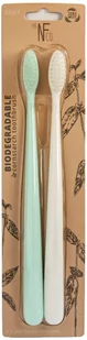 The Natural Family Co The Natural Family Co, biodegradowalne szczoteczki do zębów soft Rivermint i Ivory Desert, 2 szt. - Szczoteczki do zębów - miniaturka - grafika 2
