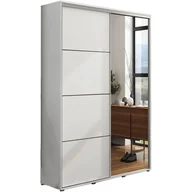 Szafy - Szafa Przesuwna 125 z Lustrem A12 Skąpski Meble Craft Złoty, Grafit, 245 cm - miniaturka - grafika 1