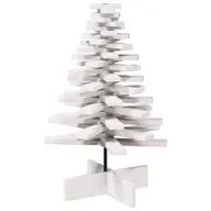 Choinki - vidaXL Drewniana choinka do udekorowania, biała, 80 cm, sosnowa - miniaturka - grafika 1