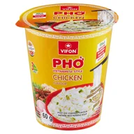 Zupy w płynie - VIFON PHO GA ZUPA Z KLUSKAMI RYŻOWYMI O SM AKU KURCZAKA 60G KUBEK - miniaturka - grafika 1