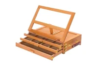 Pozostałe akcesoria dla plastyków - Drewniana Sztaluga Z Szufladami Składana - miniaturka - grafika 1