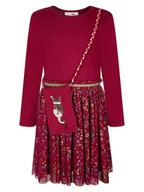 Sukienki - happy girls by Eisend Sukienka w kolorze czerwonym - miniaturka - grafika 1