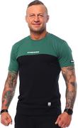 Koszulki sportowe męskie - T-Shirt Octagon Fw Small Dual Bottle Green - miniaturka - grafika 1