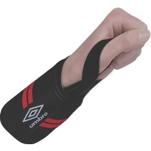Opaska UMBRO Czarno-czerwony (2 szt) - Ortezy, stabilizatory i opaski elastyczne - miniaturka - grafika 1