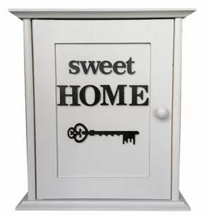 Szafka Na Klucze Szara Sweet Home Czarny - Szafki na klucze - miniaturka - grafika 1