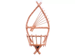 Wiklinowy kwietnik naścienny - Meble modułowe i akcesoria - miniaturka - grafika 1