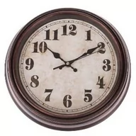 Zegary - Zegar ścienny Rustik, śr. 30,5 cm, plastik - miniaturka - grafika 1