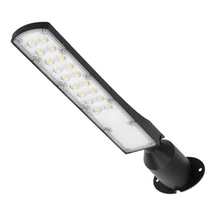 Lampa uliczna LED TOYA 50W barwa neutralna WODOODPORNA oprawa przemysłowa - Lampy ogrodowe - miniaturka - grafika 1