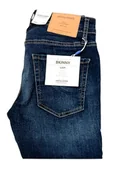 Spodnie męskie - JACK & JONES SKINNY LIAM BLUE DENIM RURKI MĘSKIE - miniaturka - grafika 1