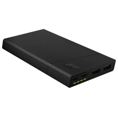 Green Cell Power Bank PowerPlay10 10000mAh USB-C 18W PD i 2x USB-A GC Ultra Charge