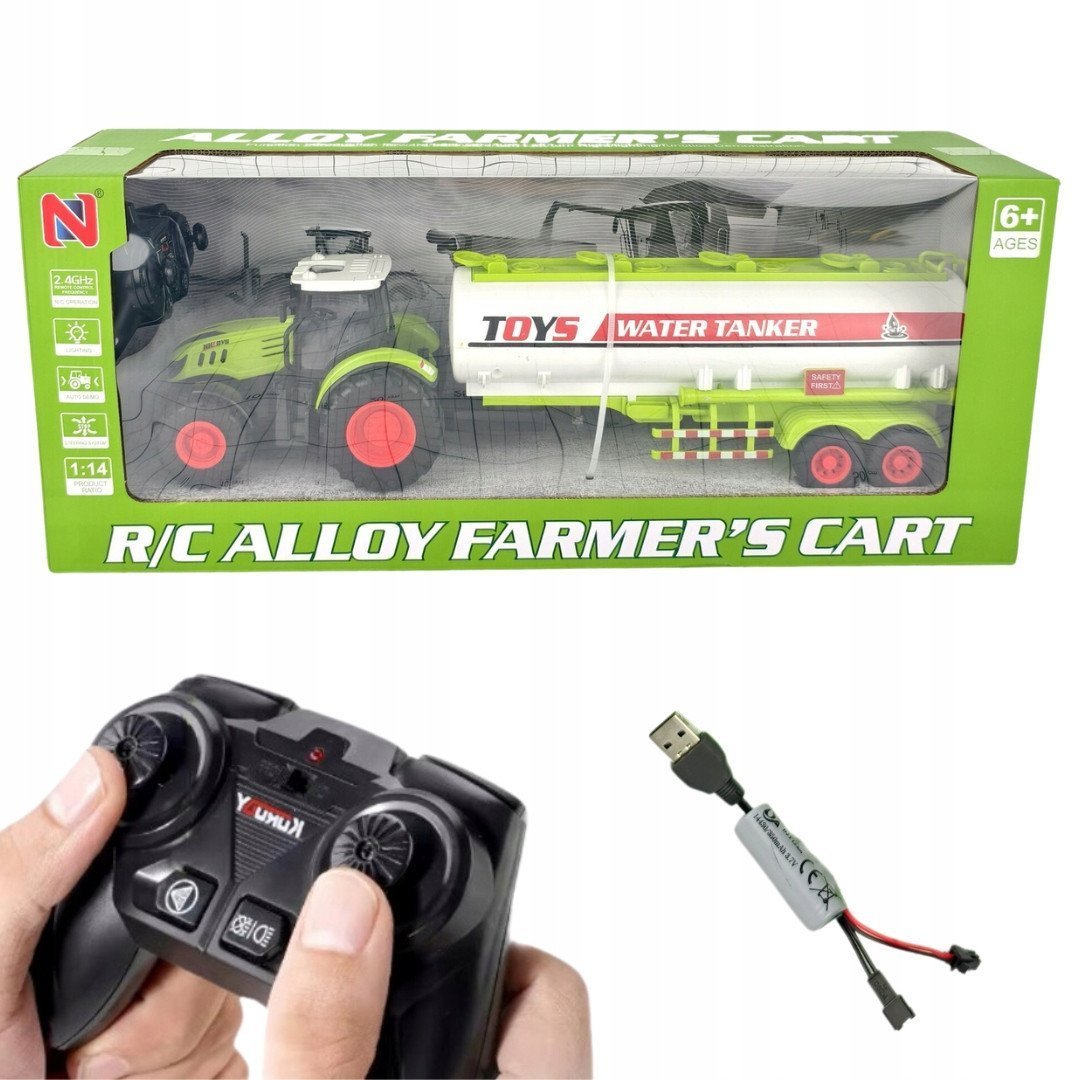 Traktor z przyczepš na radio 1357598 75988