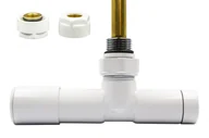 Zawory i kraniki - Zawór jednootworowy regulacyjny UNICO biały lewy Cu - miniaturka - grafika 1