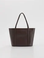 Torebki damskie - Reserved - Torebka typu shopper - ciemnobrązowy - miniaturka - grafika 1