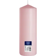 Świece - Świeca walec BISPOL Aura 160H 25CM SW80/250 JASNY RÓŻ - miniaturka - grafika 1