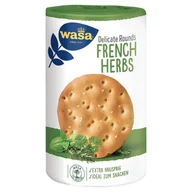 Pieczywo chrupkie - Wasa Delicate Rounds pieczywo chrupkie z ziołami i solą morską 235 g - miniaturka - grafika 1