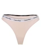 Majtki damskie - Calvin Klein - Stringi damskie, różowy - miniaturka - grafika 1