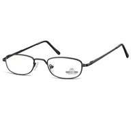 Okulary korekcyjne, oprawki, szkła - Okulary Asferyczne do Czytania Montana z Zawieszką MR63B moc: +3 - miniaturka - grafika 1