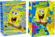 Opakowania i torebki na prezenty - Spongebob, Torba pakowanie na prezent, 23x16x9 cm - miniaturka - grafika 1