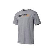 Koszulki sportowe męskie - T-Shirty Savage Gear Signature Logo Grey Melange S - miniaturka - grafika 1