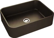 Umywalki - MODERNO UMYWALKA CORSO STOJĄCA NABLATOWA CZEKOLADA - miniaturka - grafika 1