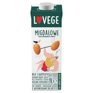 Napój Lovege Migdałowy 1l Sante - Soki i napoje niegazowane - miniaturka - grafika 1