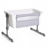 Łóżeczka i kojce - Łóżeczko dziecięce dostawne NEXT2ME ESSENTIAL białe CLOUD RE_LUX Chicco - miniaturka - grafika 1