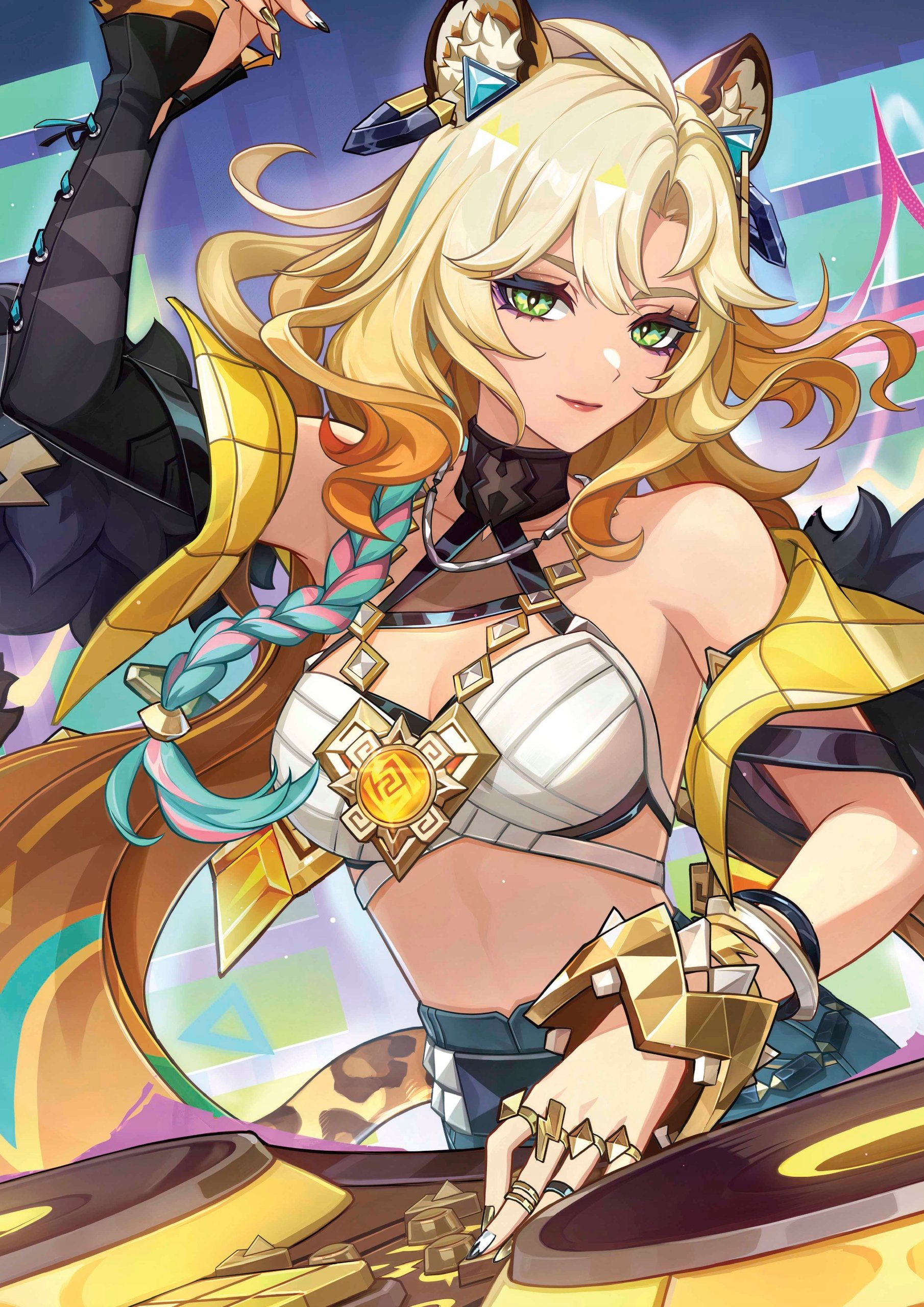 Plakat A3 Genshin Impact Anime Gra Xilonen