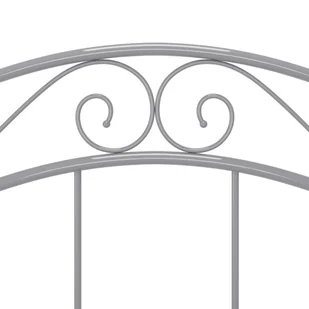 Lumarko Rama łóżka, szara, metalowa, 100 x 200 cm - Łóżka - miniaturka - grafika 8