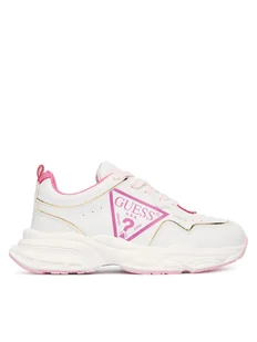 Guess Sneakersy J5BZ50 WO120 Biały - Buty dla dziewczynek - miniaturka - grafika 1