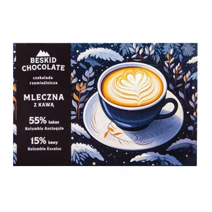 Beskid Chocolate | MLECZNA FLAT WHITE 55% 70g - Czekolada - miniaturka - grafika 1